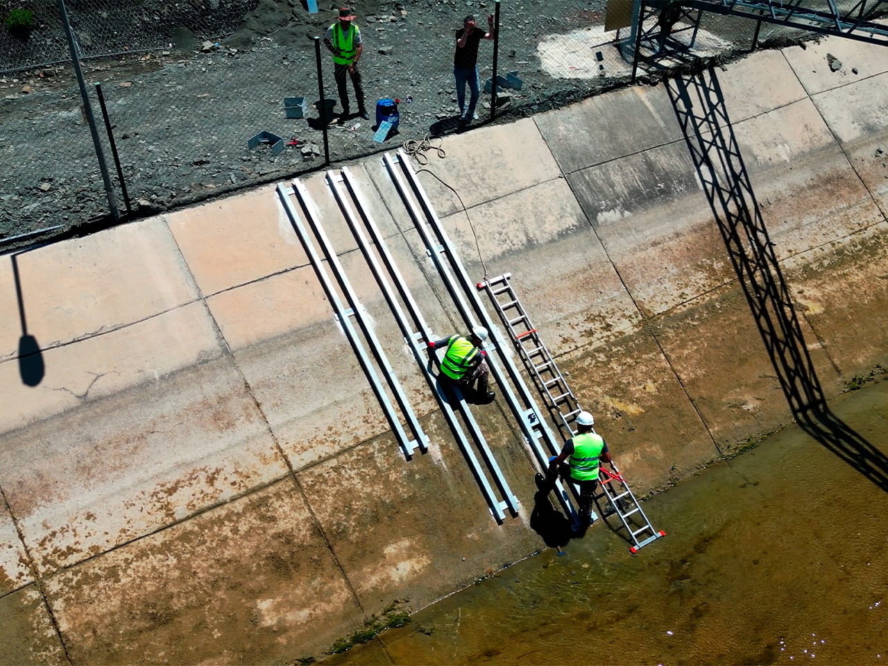 A First in Turkey! Sanibey Dam Channel Type Flow Meter | Installation 2