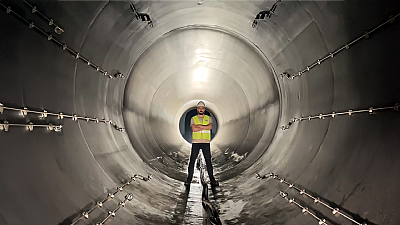 Yusufeli Dam Hydroelectric Power Plant Ultrasonic Flow Meter Installation 2