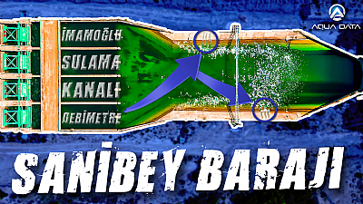 A First in Turkey! Sanibey Dam Channel Type Flow Meter | Installation