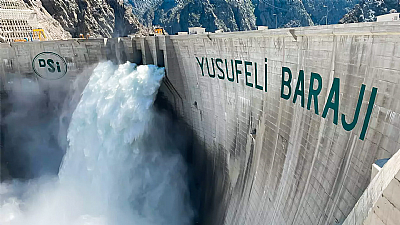 Yusufeli Dam Hydroelectric Power Plant Ultrasonic Flow Meter Installation
